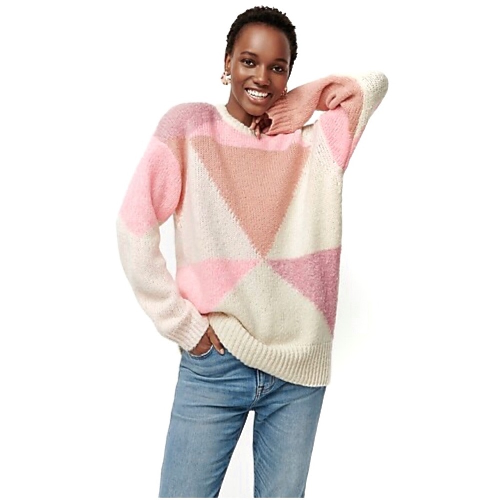 J Crew Colorblock Sweater - Picture 2 of 6